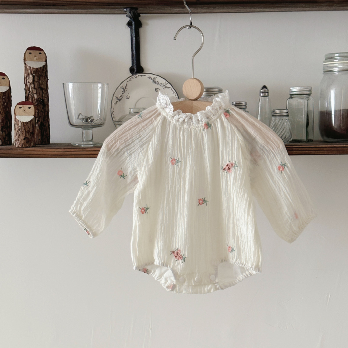 Newborn Baby Girl Romper Floral - Baju Bayi Perempuan Baru Lahir Musim