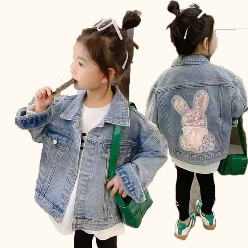 Baby Clothes - Mantel Denim Bayi Perempuan Jaket Modis