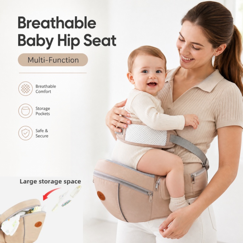 Ergonomic Baby Carrier Newborn To Toddler - Carrier Bayi Ergonomis Bernapas Ringan untuk