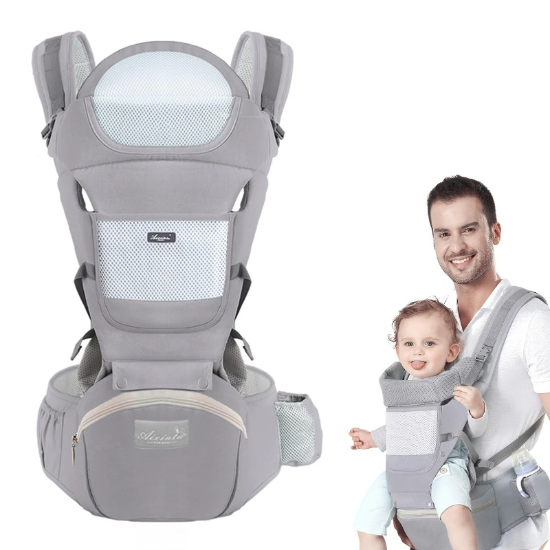 Ergonomic Baby Carrier Newborn To Toddler - Penggendong Bayi Ergonomis Multifungsi dengan Kursi