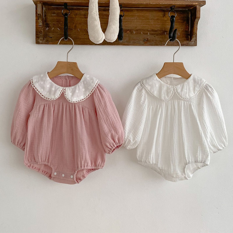 Newborn Baby Girl Romper Floral - Baju Romper satu potong untuk bayi
