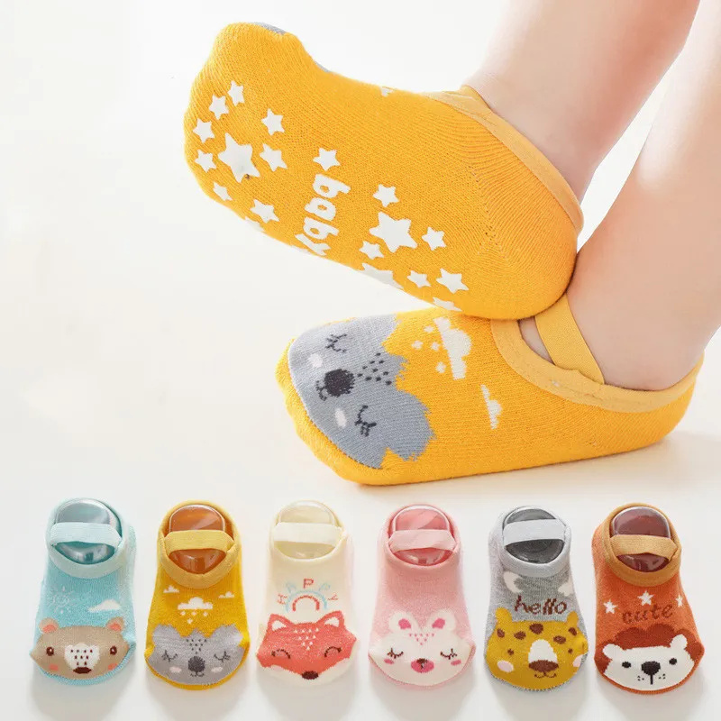 Unisex Baby Socks Non Slip - Kaus kaki bayi, 0-3 tahun bayi