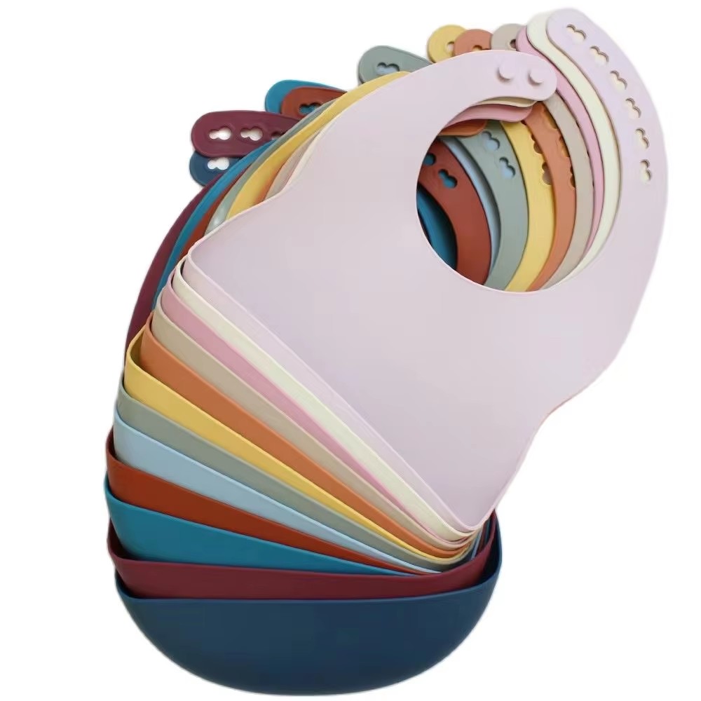 Bib Silikon Bayi Anti Air Lemb - Waterproof Baby Bibs Silicone ulasan dan harga