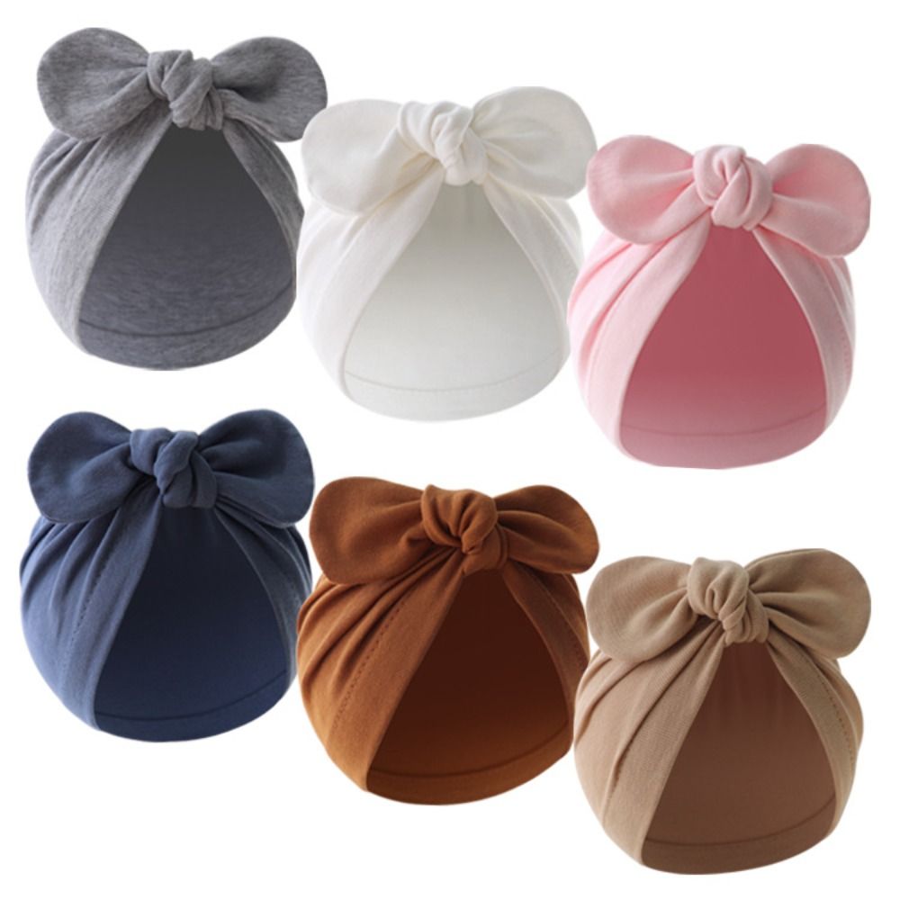 Topi bunga bayi laki-laki dan  - Infant Beanie Hat With Ears ulasan dan harga