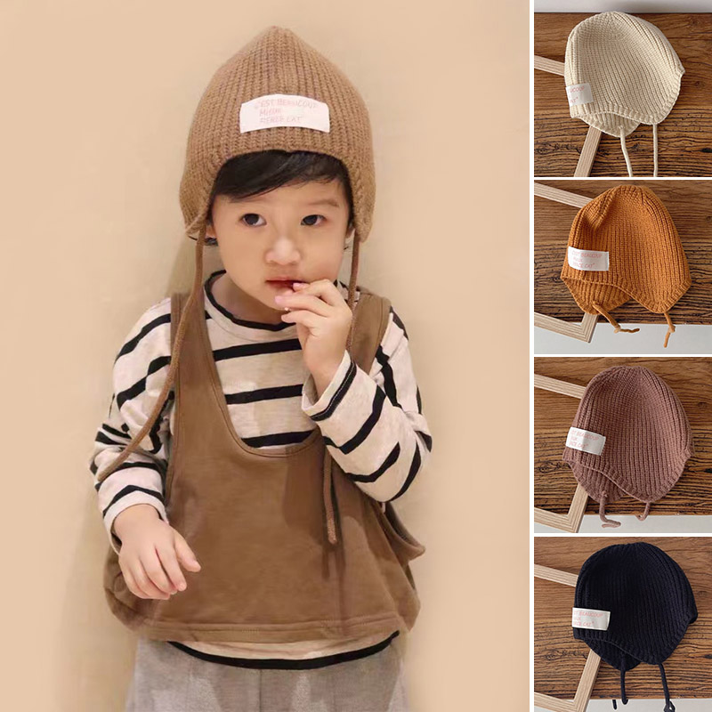 Topi Pelindung Telinga Anak-an - Infant Beanie Hat With Ears ulasan dan harga
