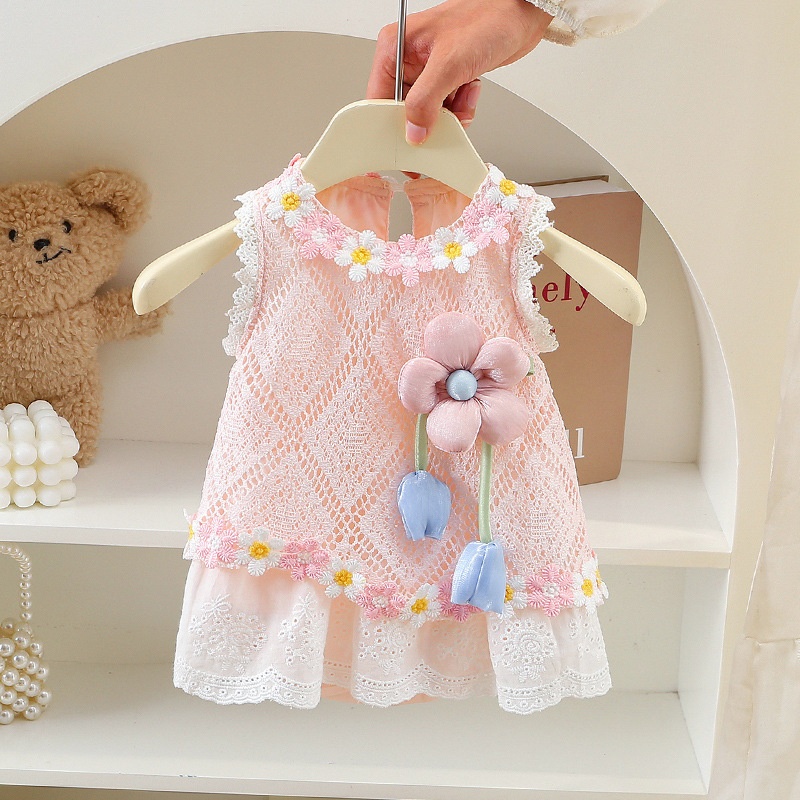 Baju Terusan Bayi Perempuan Mu - Newborn Baby Girl Romper Floral ulasan dan harga