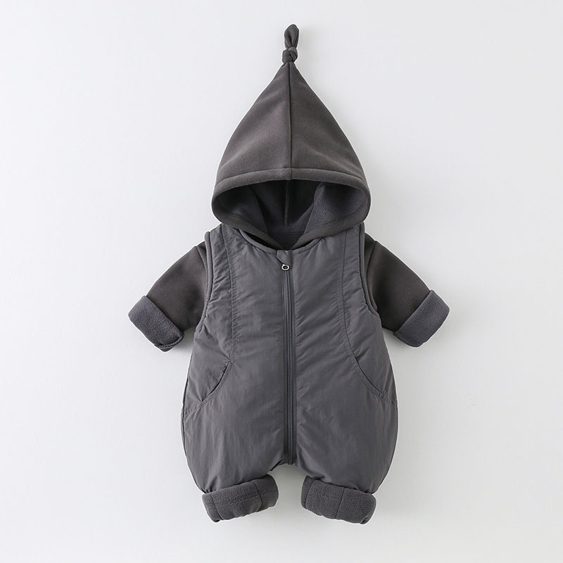 Romper Bayi Katun Tebal Musim  - Cotton Baby Onesies Zipper ulasan dan harga