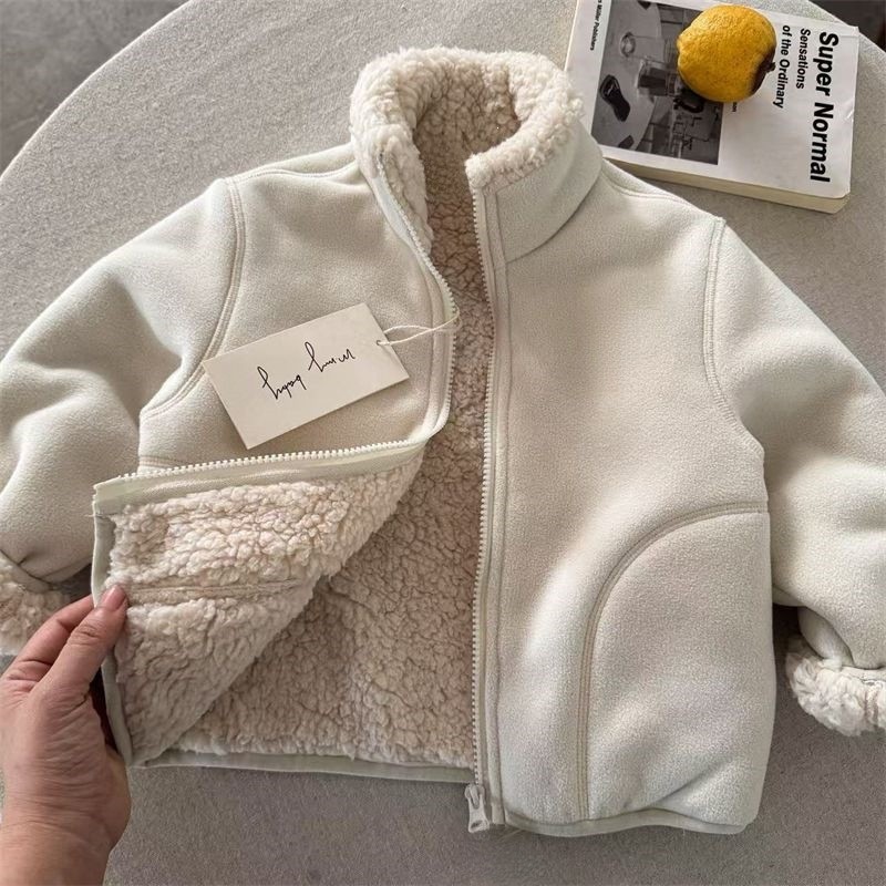 Jaket Bulu Imitasi Bayi Peremp - Toddler Boy Winter Fleece Jacket ulasan dan harga