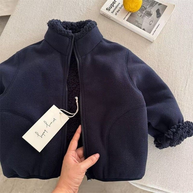 Jaket Bulu Imitasi Bayi Peremp - Toddler Boy Winter Fleece Jacket ulasan dan harga