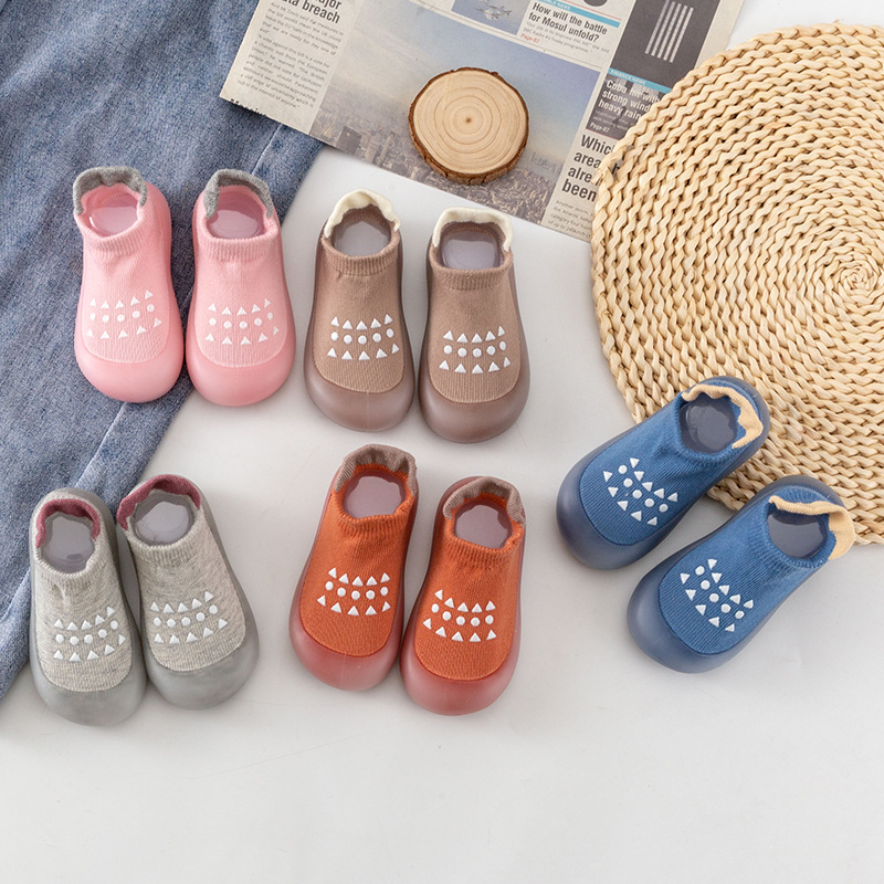 Sepatu Lantai Bayi Biru dan Pi - Unisex Baby Socks Non Slip ulasan dan harga