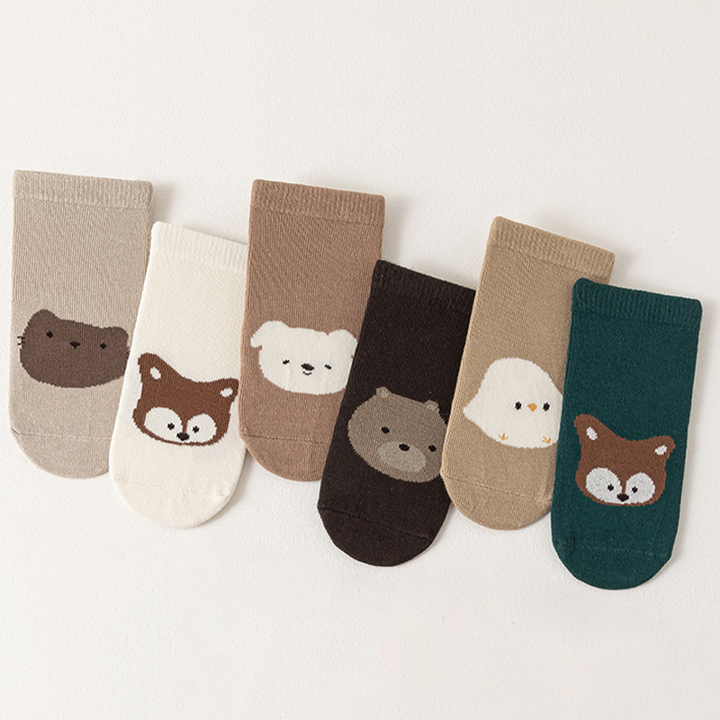6 Pasang Kaus Kaki Bayi Anti-S - Unisex Baby Socks Non Slip ulasan dan harga