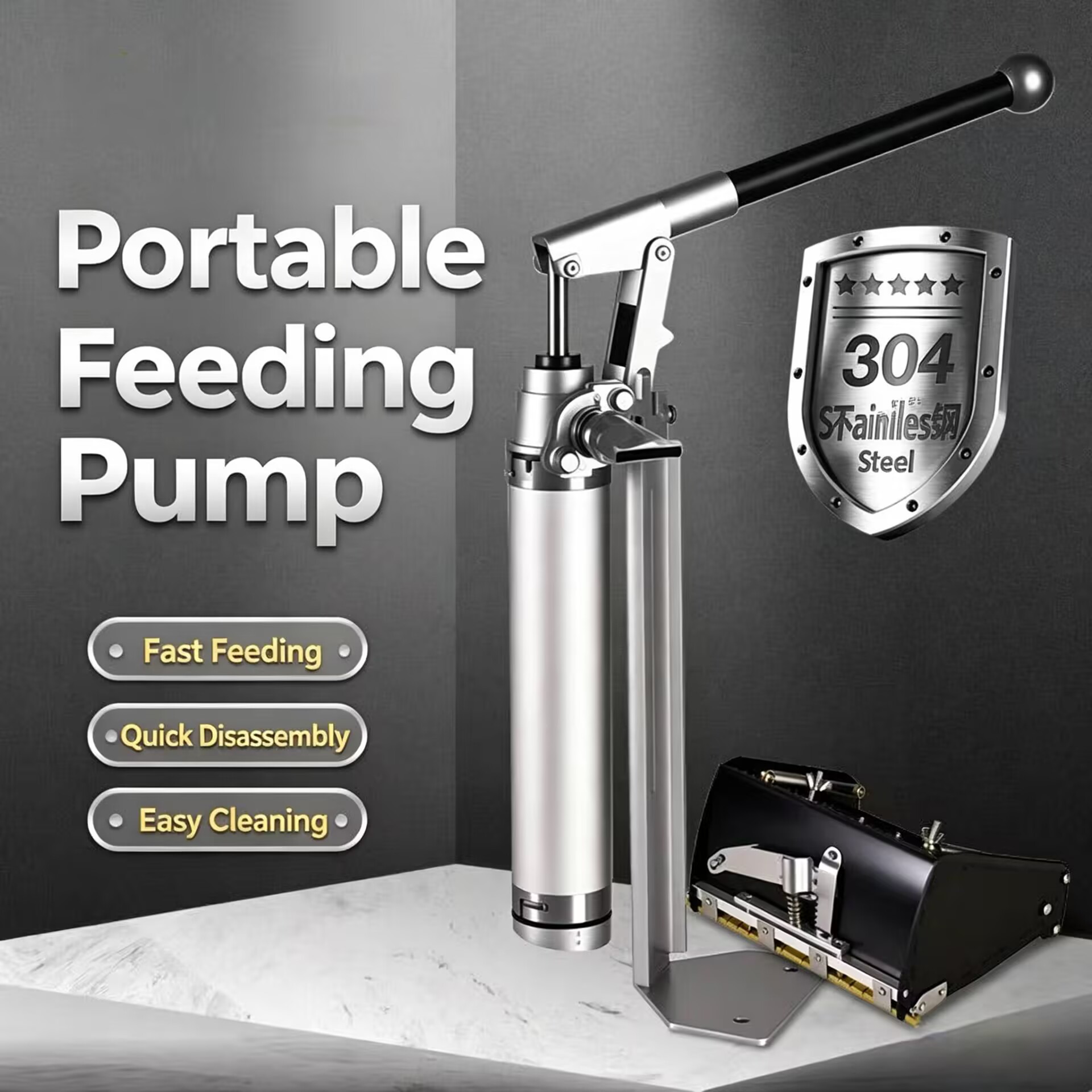 Pompa Hisap Manual Stainless S - Feeding ulasan dan harga