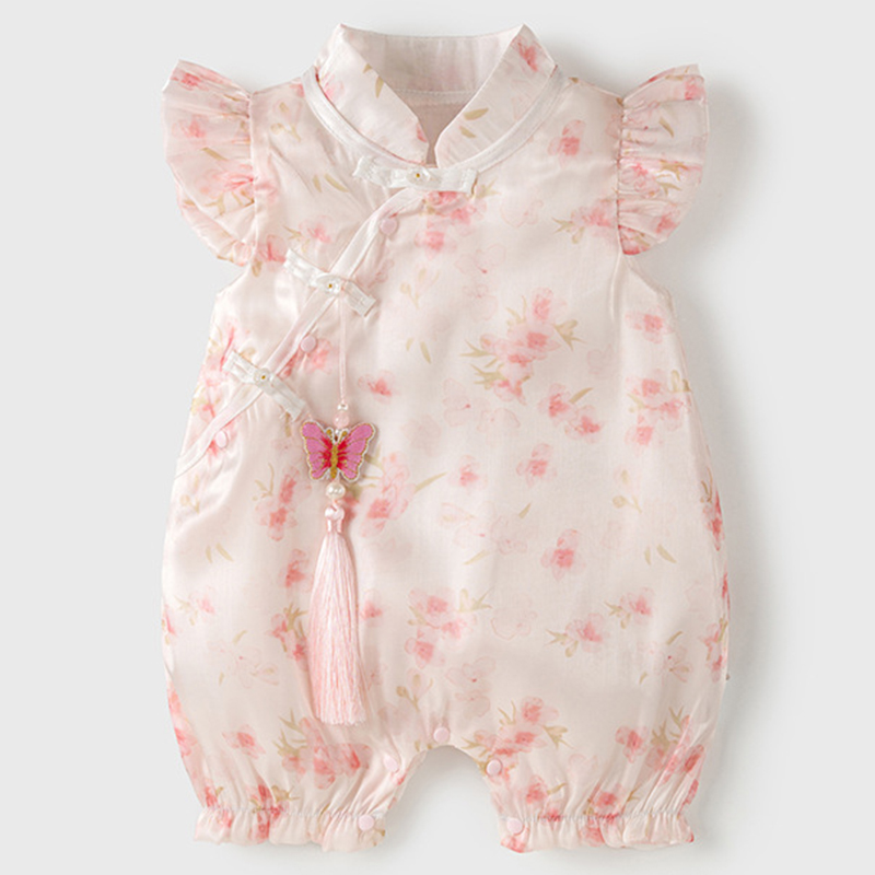 Baju anak perempuan baru lahir - Newborn Baby Girl Romper Floral ulasan dan harga