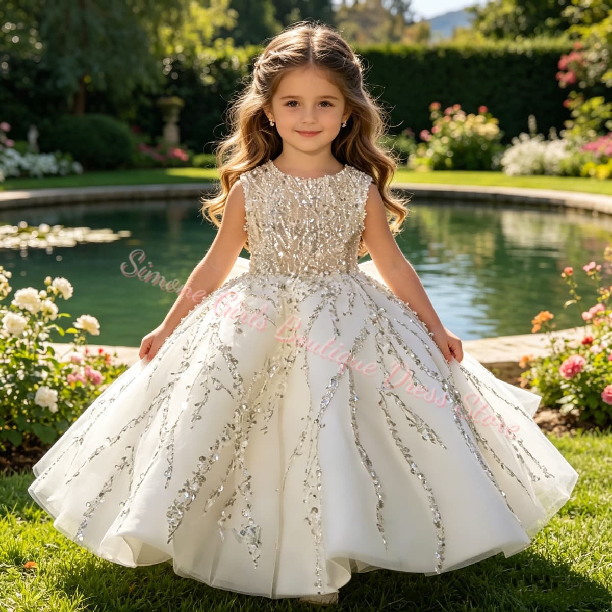 Gaun Pesta Pernikahan Mewah Be - Toddler Girl Tulle Party Dress ulasan dan harga