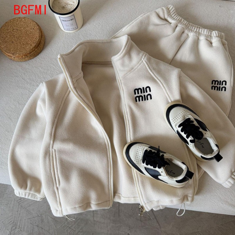 Setelan Sweatshirt Kasual Musi - Toddler Boy Winter Fleece Jacket ulasan dan harga
