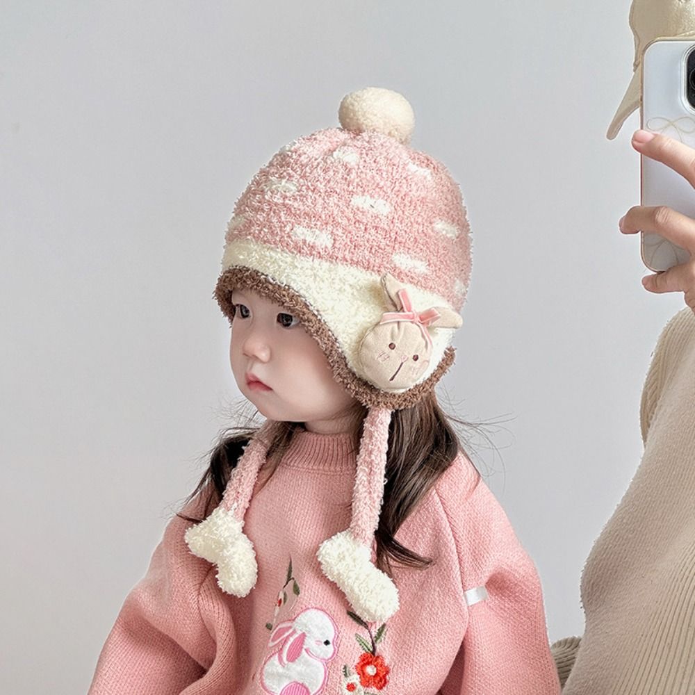 Topi Pelindung Telinga Bayi An - Infant Beanie Hat With Ears ulasan dan harga