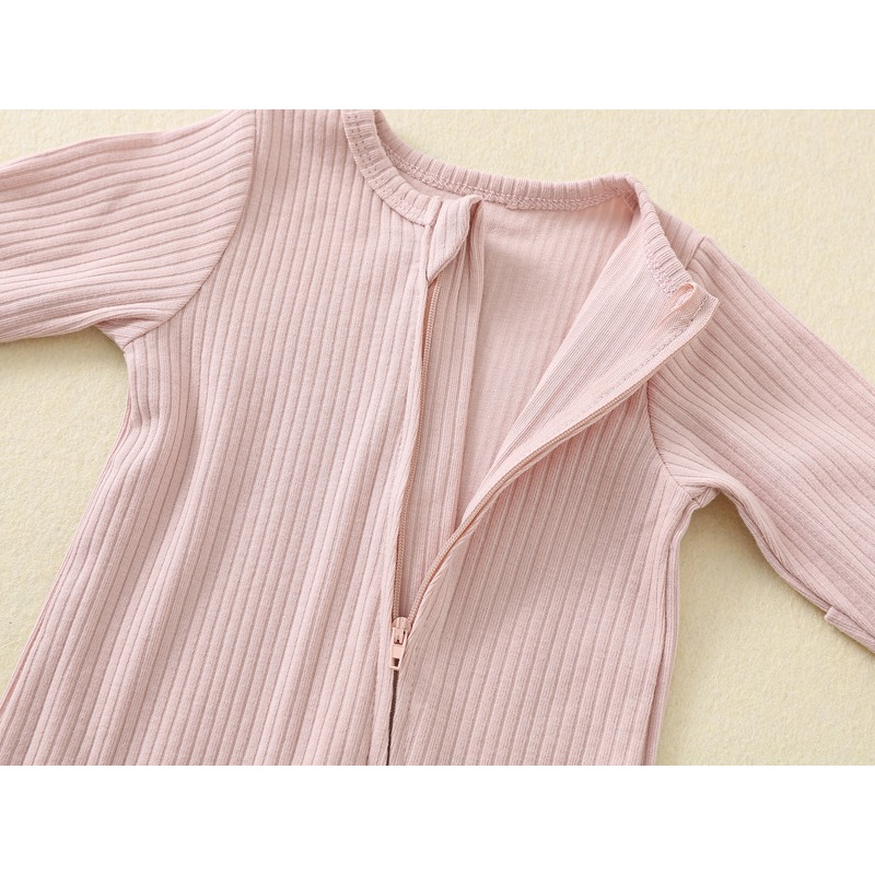 Baju Bayi Musim Gugur dan Musi - Cotton Baby Onesies Zipper ulasan dan harga