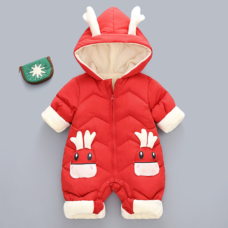 Baju monyet Beludru tebal untu - Cotton Baby Onesies Zipper ulasan dan harga