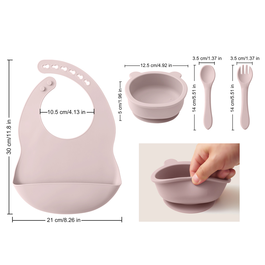 Grosir peralatan makan anak-an - Waterproof Baby Bibs Silicone ulasan dan harga